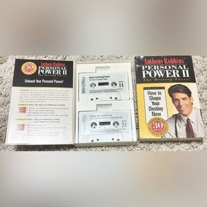 Tony Robbins Personal Power II Audio Cassette Set + Success Journal Complete